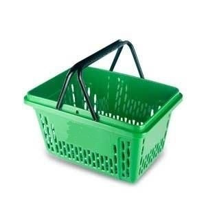 Cos de cumparaturi „KON” 20 Litri verde_0